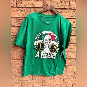 • 4/$25- Mad Engine “ It’s The Most Wonderful Time For A Beer” T-Shirt